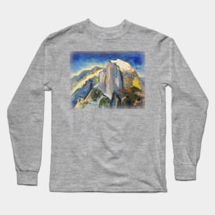 Yosemite Half Dome Scenic Perspective Long Sleeve T-Shirt